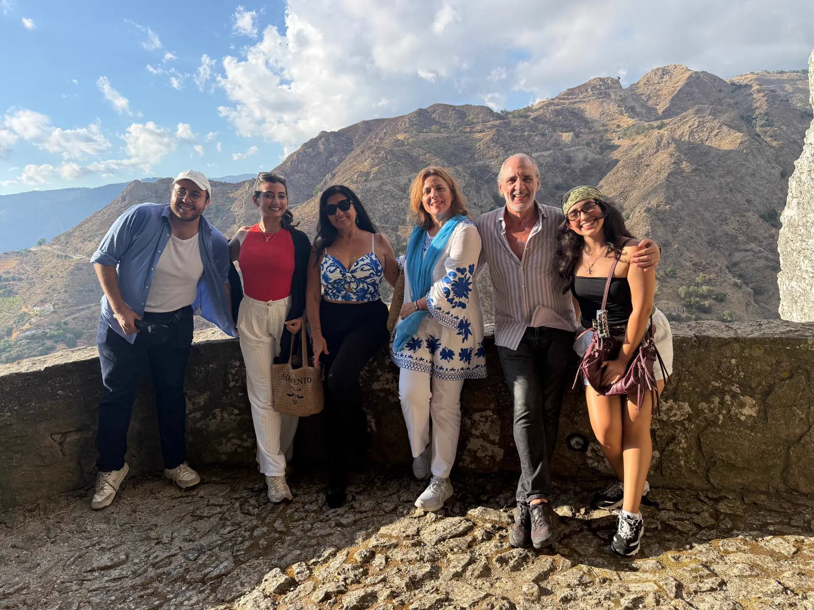 Riviera Cristallina Experience travellers in Pentedattilo, Calabria